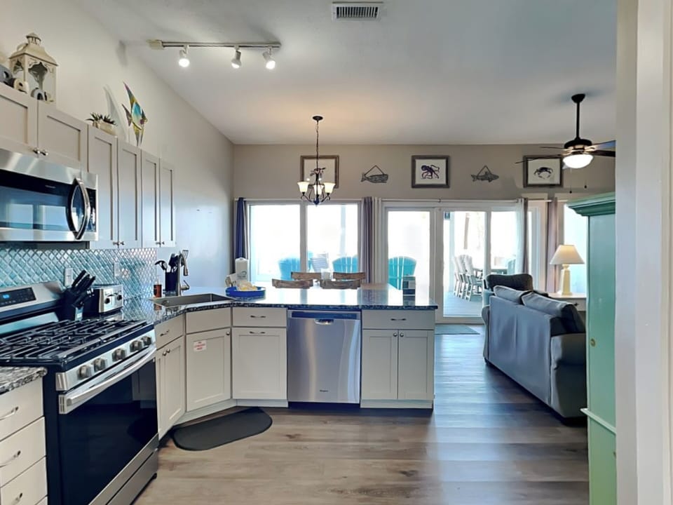 House, Multiple Beds, Patio (Charline Beachside Villa) | Private kitchen | Coffee/tea maker