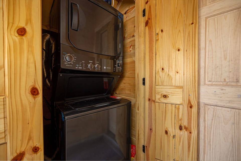Washer and dryer on lower level