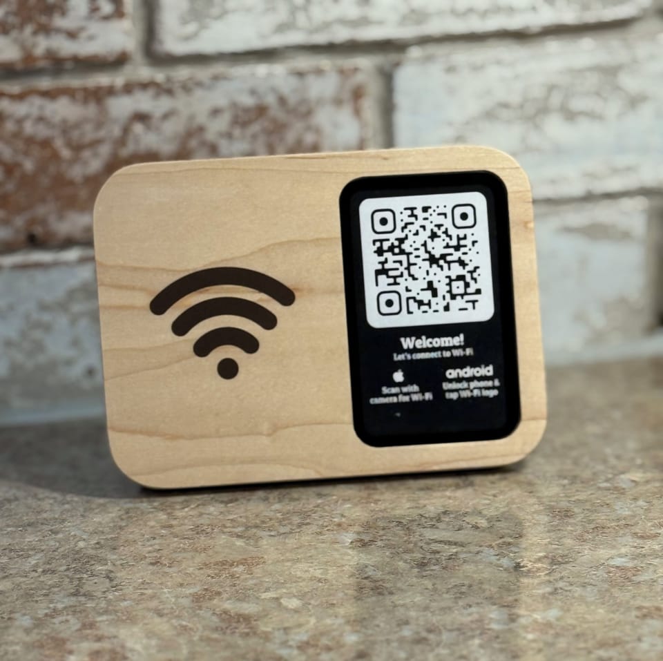 Wifi porter to instantly connect to the internet when you arrive!