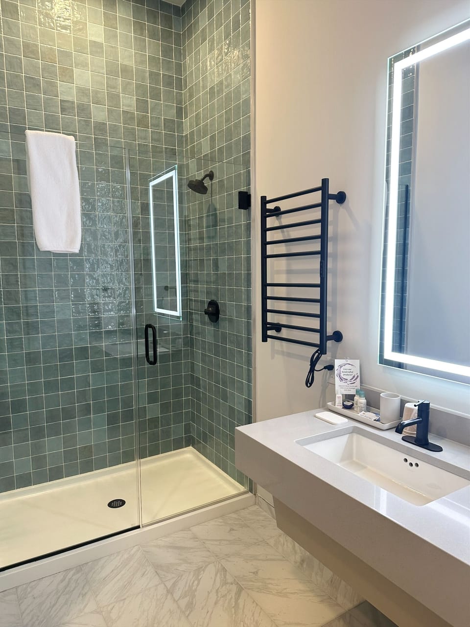 Large Tiled Shower