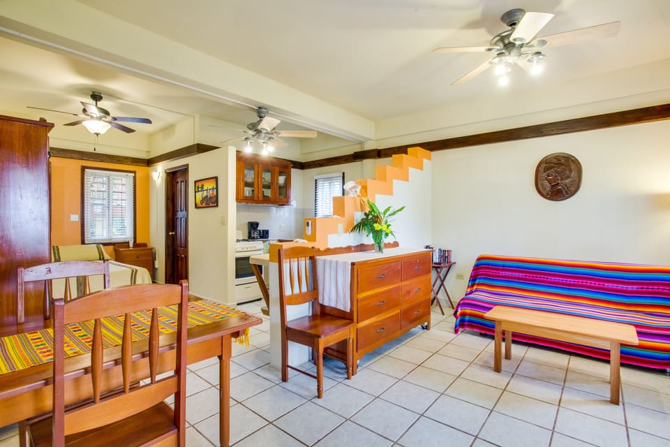 Studio Suite, Patio | Living area | Flat-screen TV