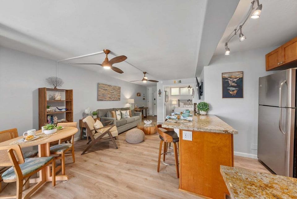 Perfect for family meals or gatherings, this dining area flows seamlessly into the living space