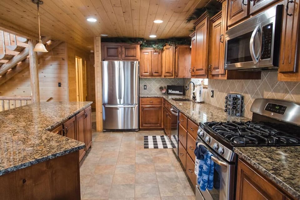 well equipped 2nd floor kitchen