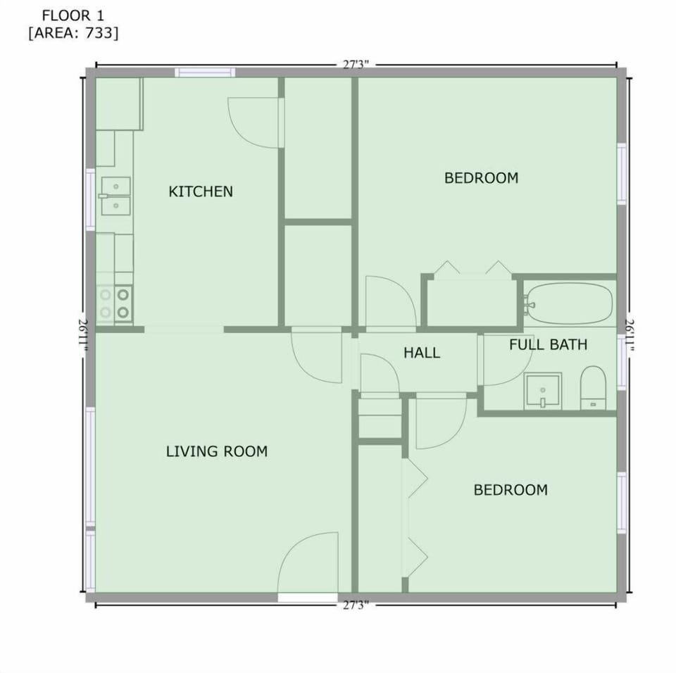 Apartment floor plan