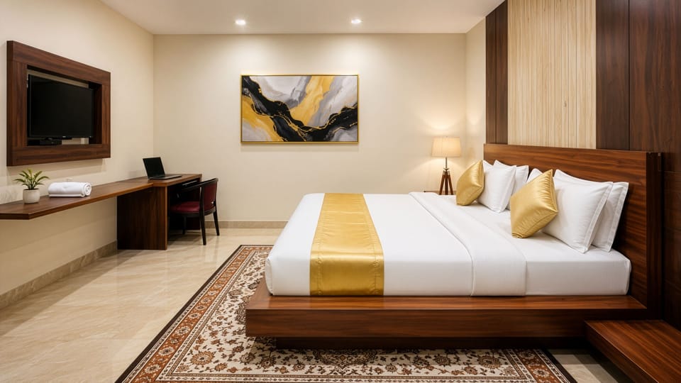Deluxe Double Room | Egyptian cotton sheets, premium bedding, down comforters, pillowtop beds