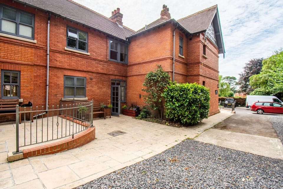 Private Terrace with large car park