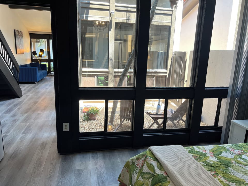 Master Bedroom vie to courtyard 