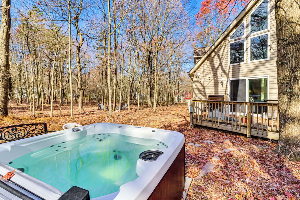Exterior | 2-Story Cabin | Hot Tub