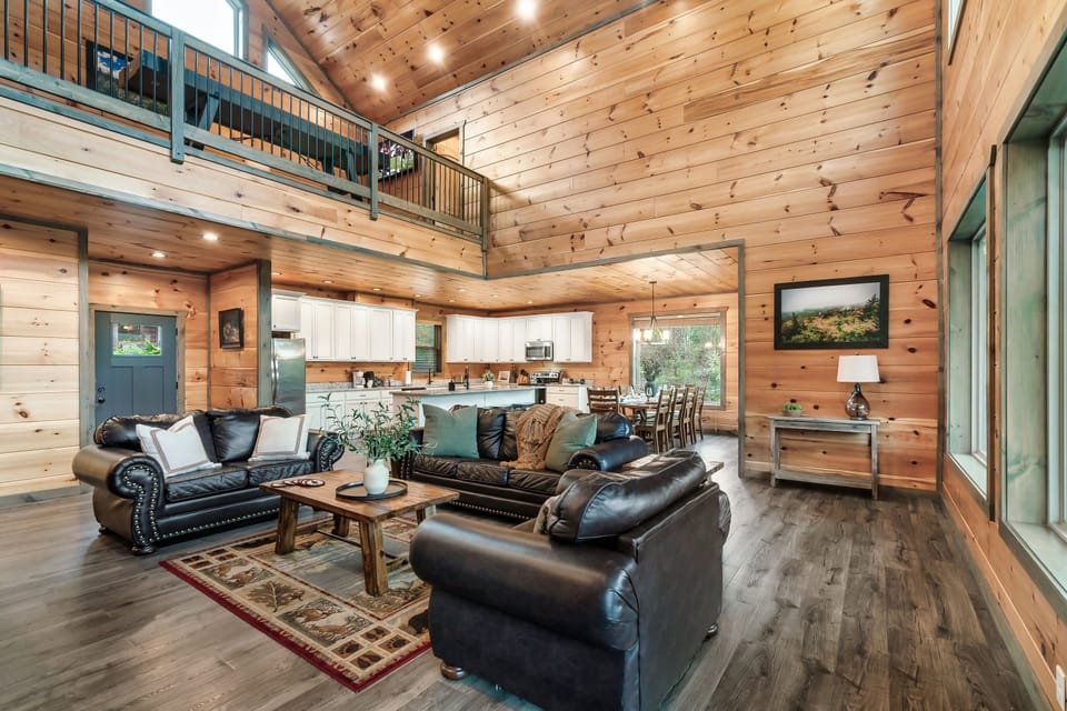 Spacious living room.