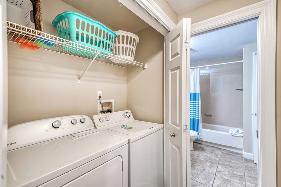Washer and Dryer in unit