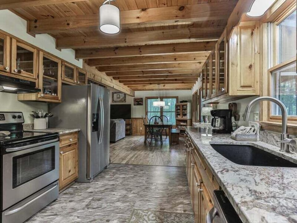 Fully equipped galley kitchen