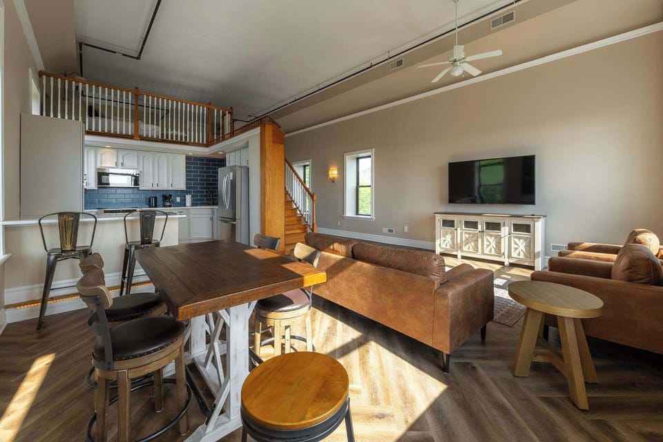 Open-concept living area