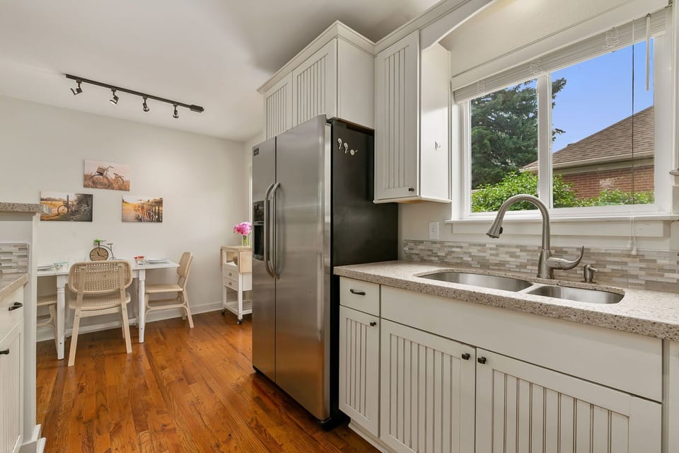 Kitchen and Dining Area | Tons of natural light!