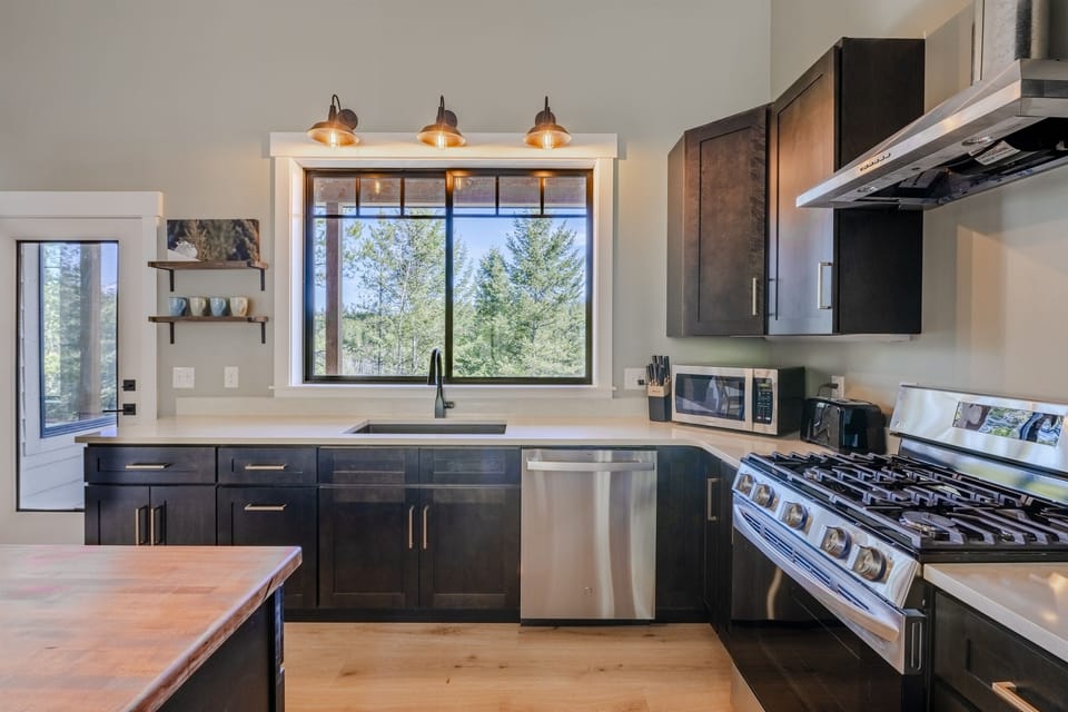 Stunning View from the kitchen!