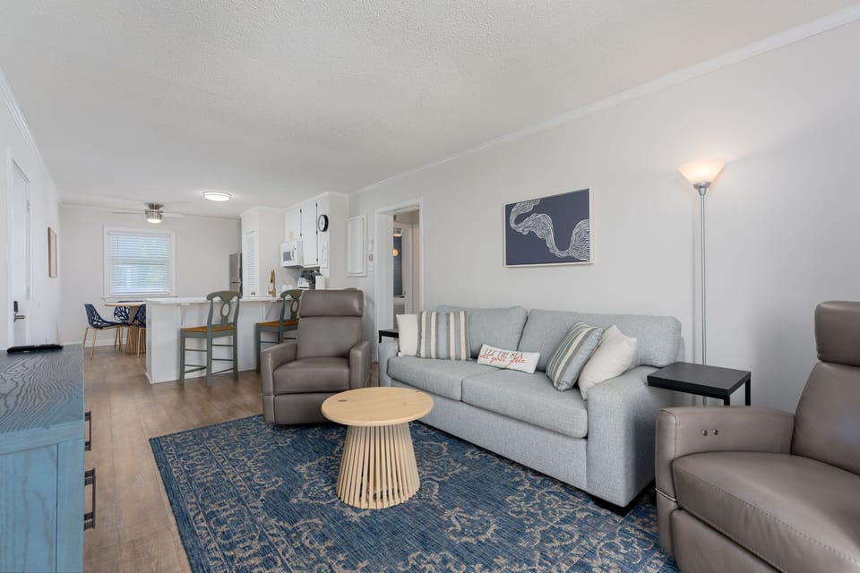 Large, open living area