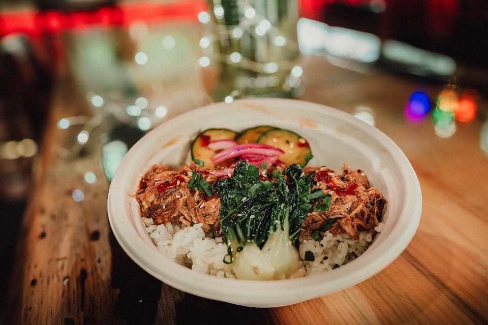 Food from food truck 