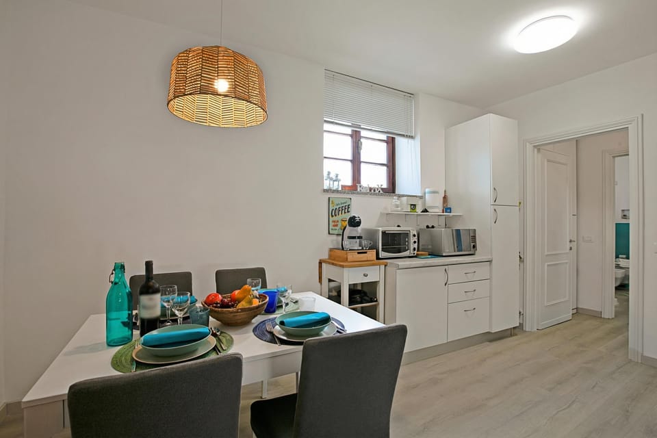 Kitchen and dining area