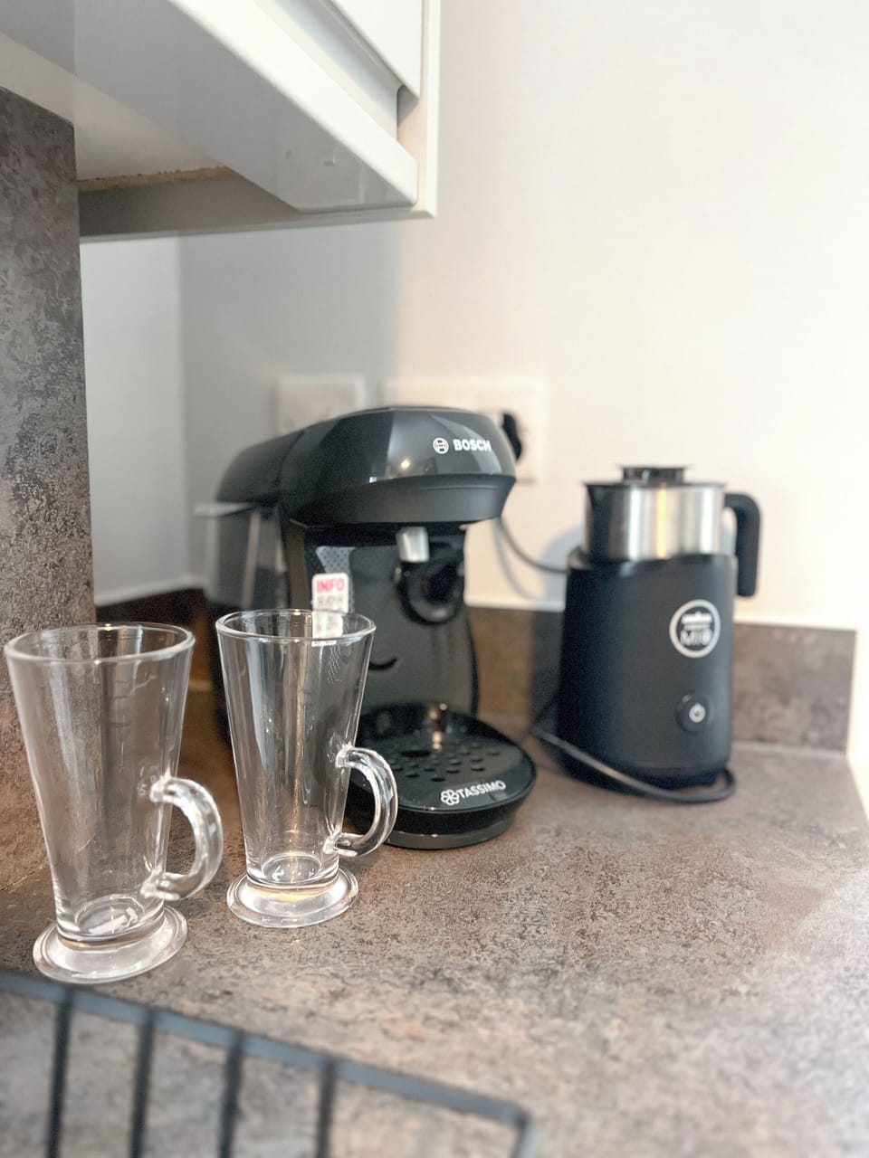 Coffee machine for the coffee lovers at Campbells Crib Maidstone Kent 