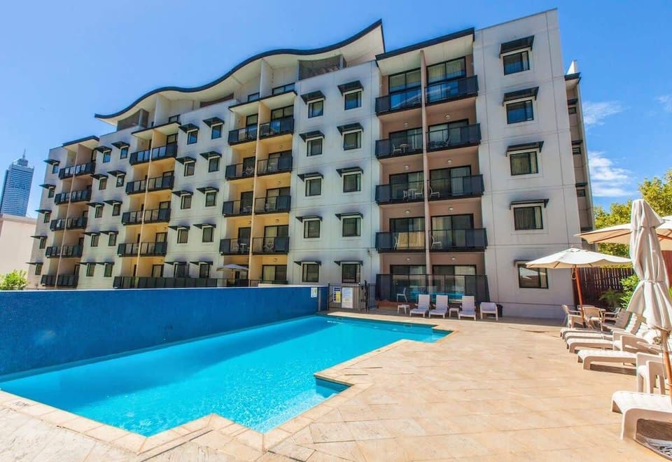 City views & pool vibes. Your urban oasis.