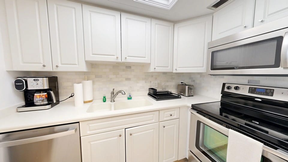 Fully stocked for all your cooking needs.