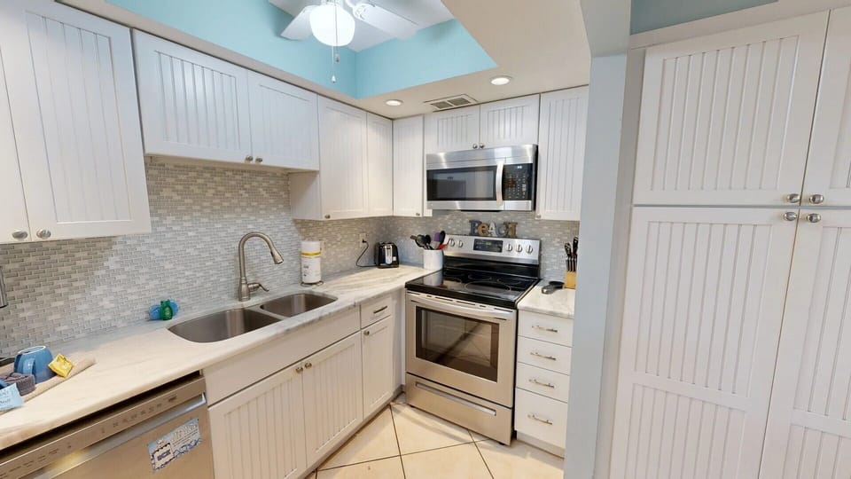 Kitchen is fully Stocked for all your cooking needs.