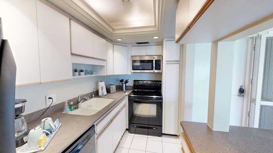 Kitchen is Fully stocked for all your cooking needs.