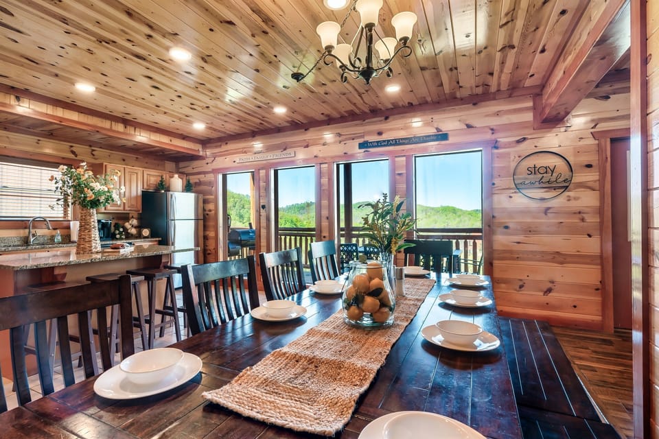 Large Dining Table (another large table on the patio for additional seating)