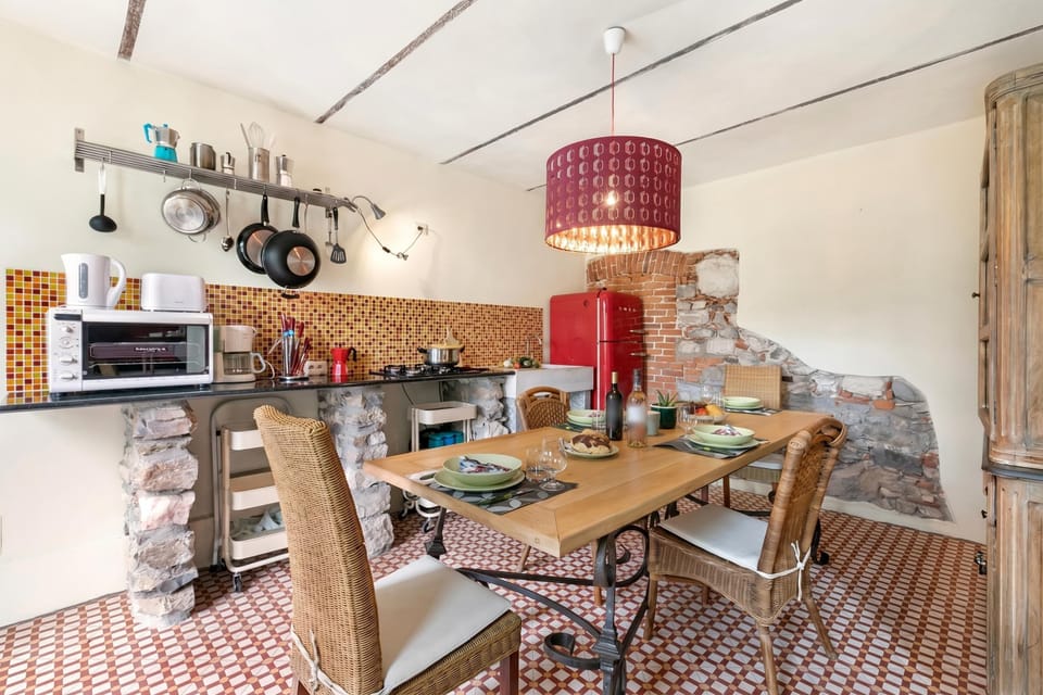 Honeymoon House, 1 Bedroom, Terrace (La Maison Du Lac - 50 meters from) | Dining