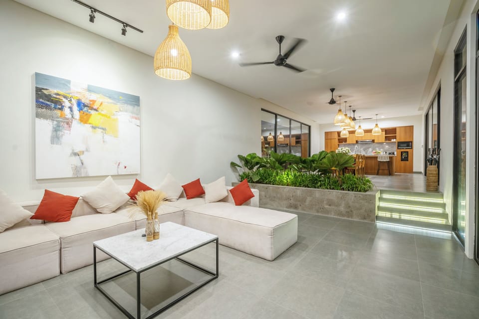 Panoramic Villa, 4 Bedrooms, Private Pool | Living area | 40-inch Smart TV with digital channels, Netflix, streaming services