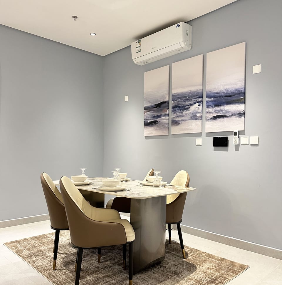 Design Apartment, 3 Bedrooms | Living area | Flat-screen TV