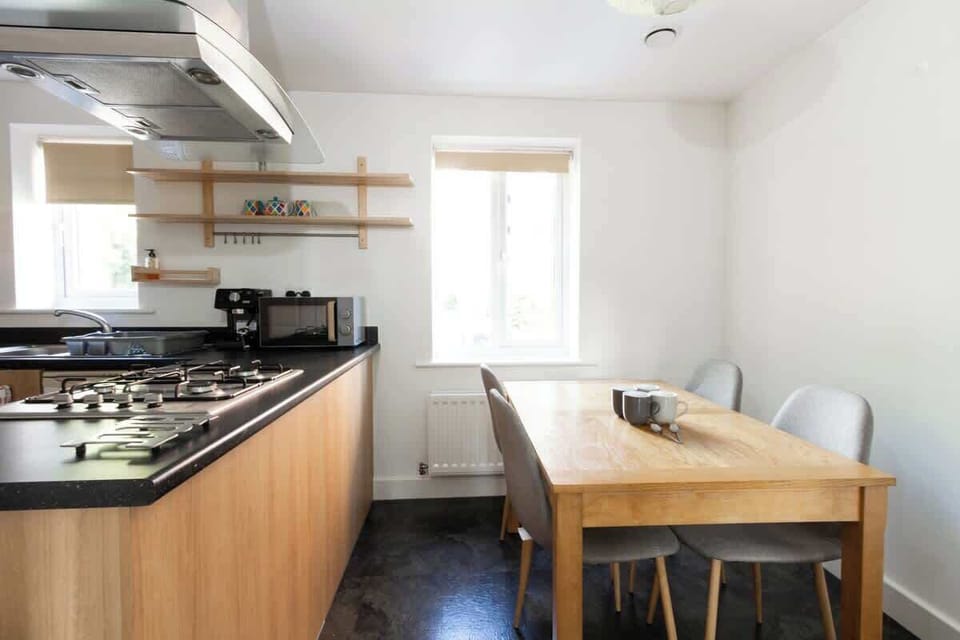 Enjoy your meals at home as plates, cups,  utensils, etc. are part of the unit amenities.