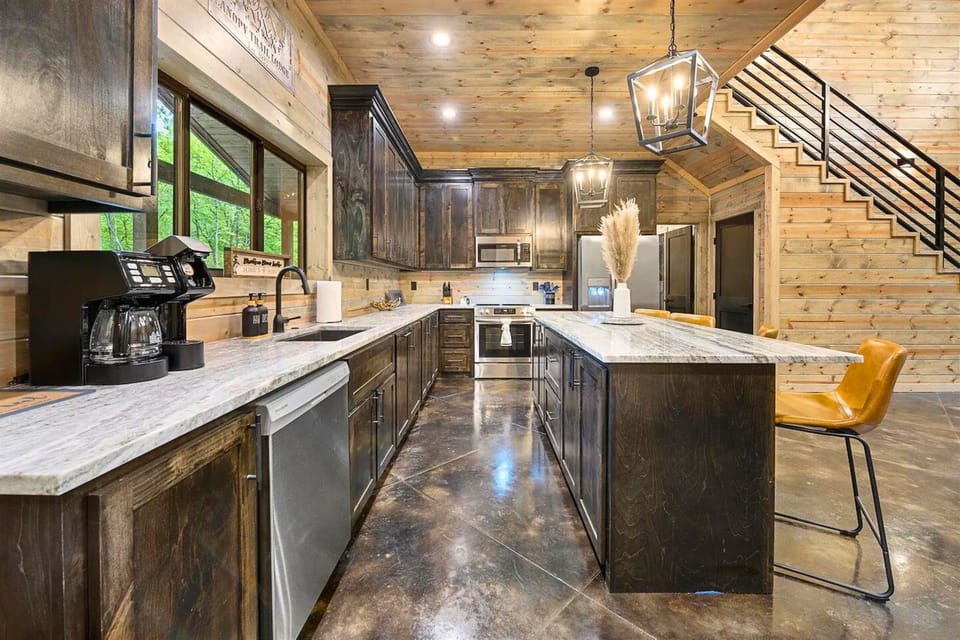 Cooking is a joy in our modern kitchen, complete with all the amenities you need to prepare delicious meals.