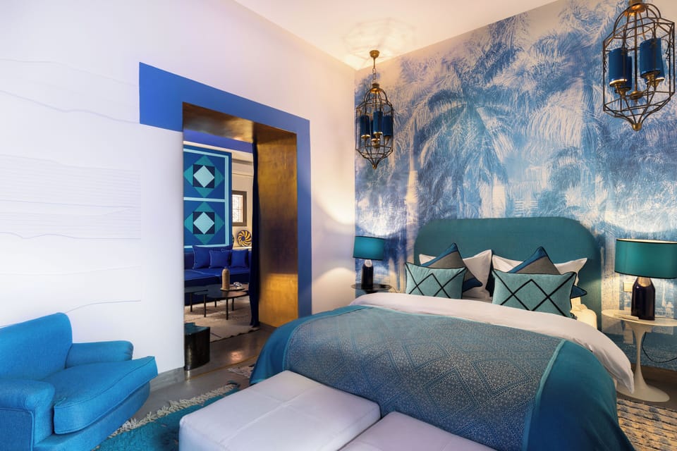 Suite, 1 Queen Bed with Sofa bed, Private Bathroom (Suite Palmeraie) | In-room safe, free WiFi, bed sheets