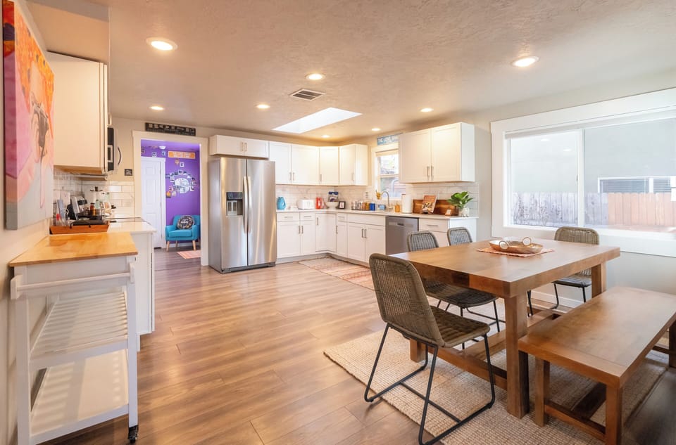 Fully remodeled, open & spacious kitchen.  Plenty of room to gather together.