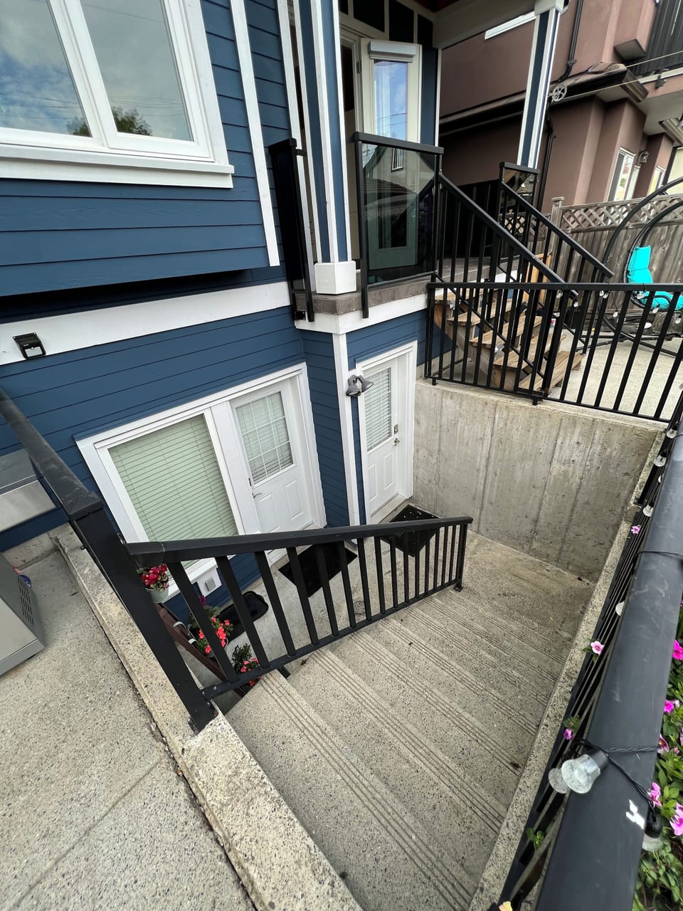 Entrance to unit