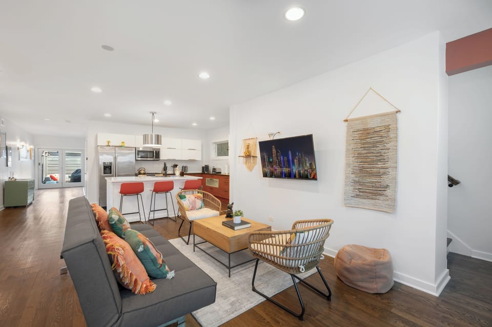 Escape into our new, Boho-styled home in one of the best areas of Chicago!