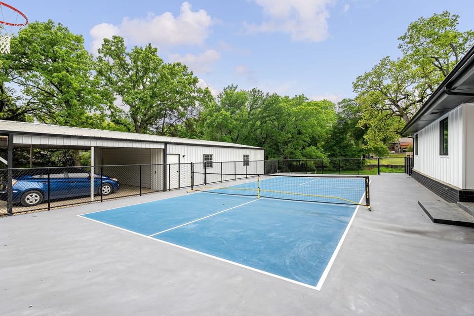 Pickleball and basketball court