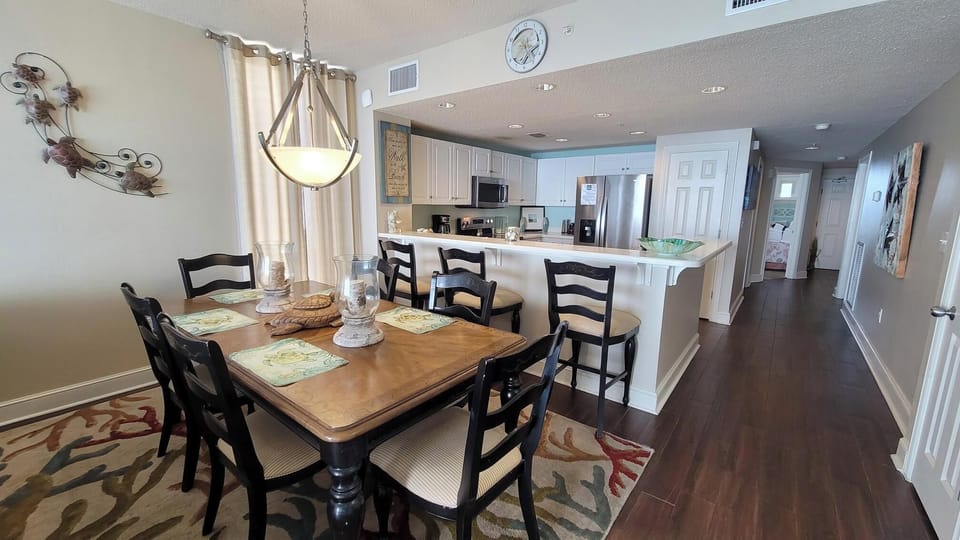 Dining table.