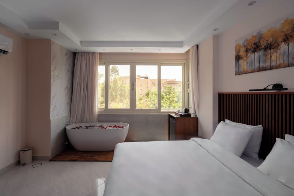 Panoramic Double Room, City View | Premium bedding, memory foam beds, minibar, in-room safe