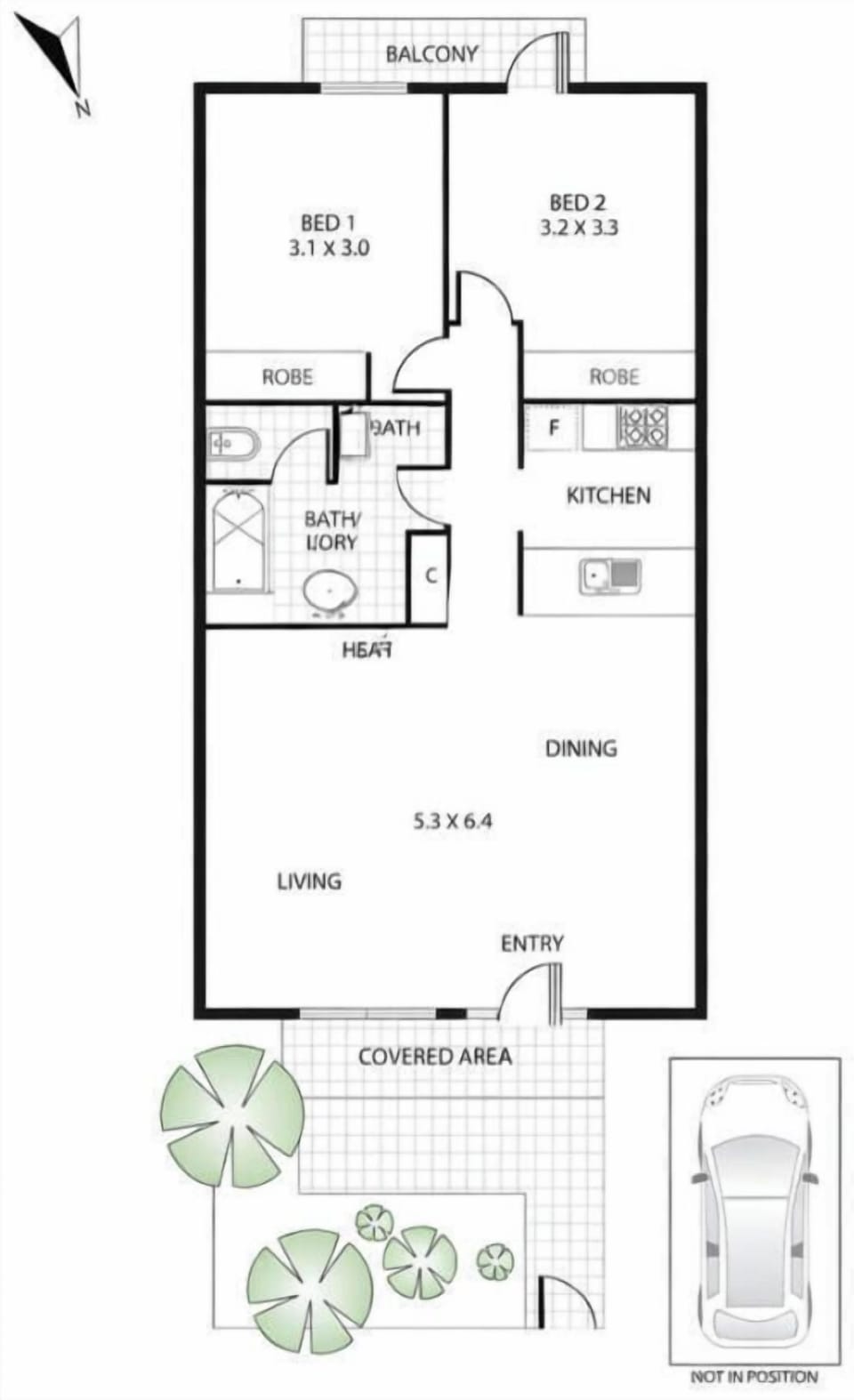 Property floor plan.