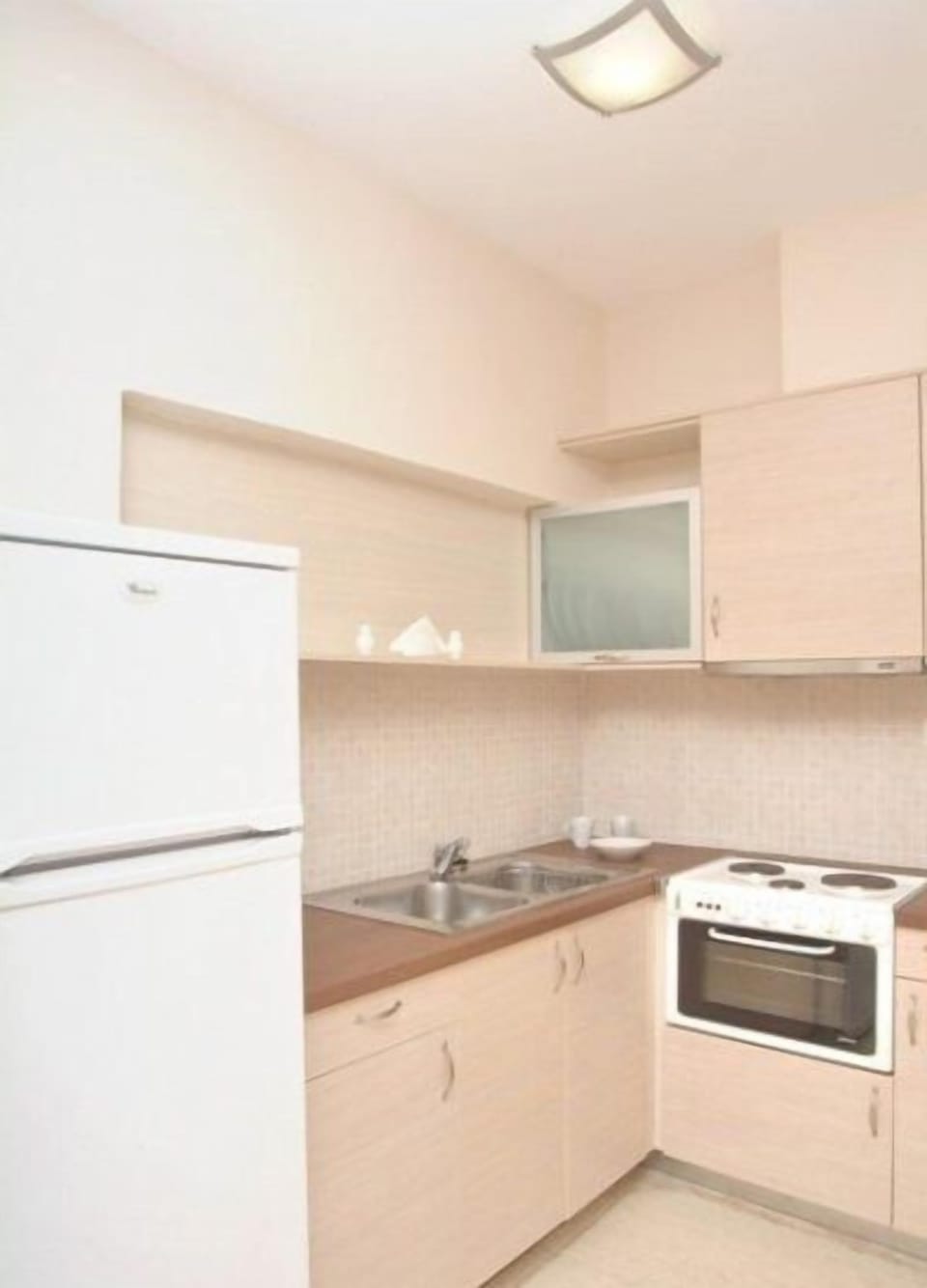 Apartment, 1 Bedroom, Sea View | Private kitchen | Fridge, stovetop, electric kettle, cookware/dishes/utensils