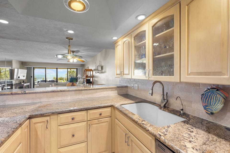 Kitchen with Granite Countertop