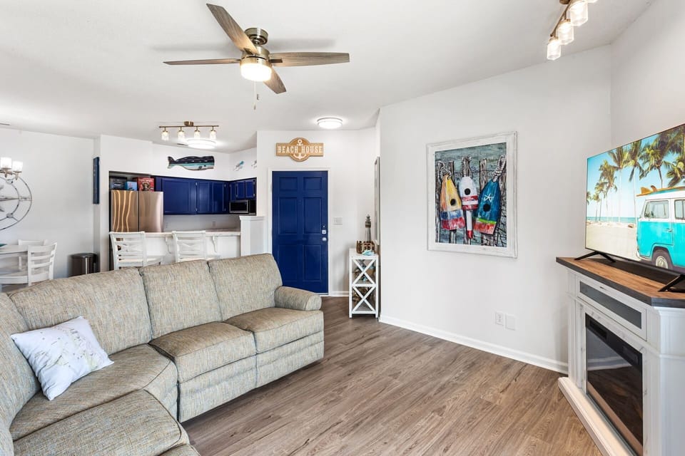 Relax in the beautiful, bright Living Area of It Was All A Dream!