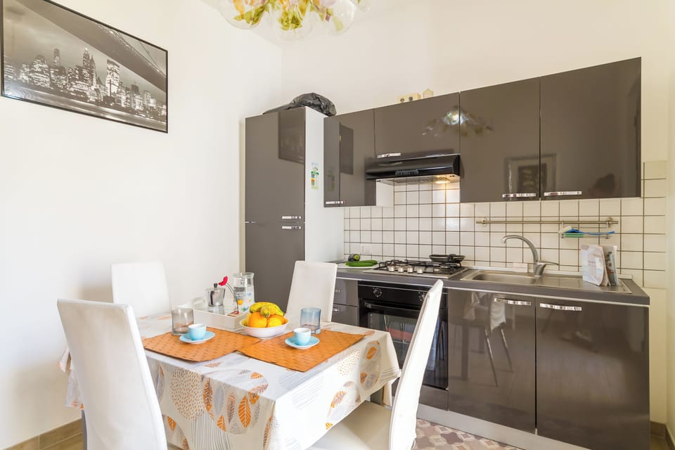 Kitchen and dining area