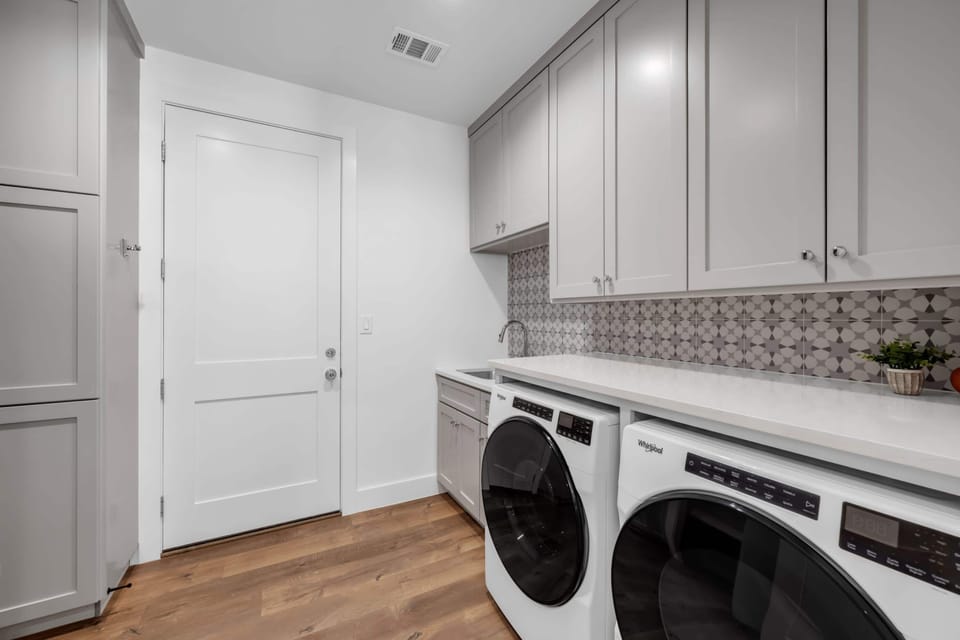 Freshen up with new washer and dryer