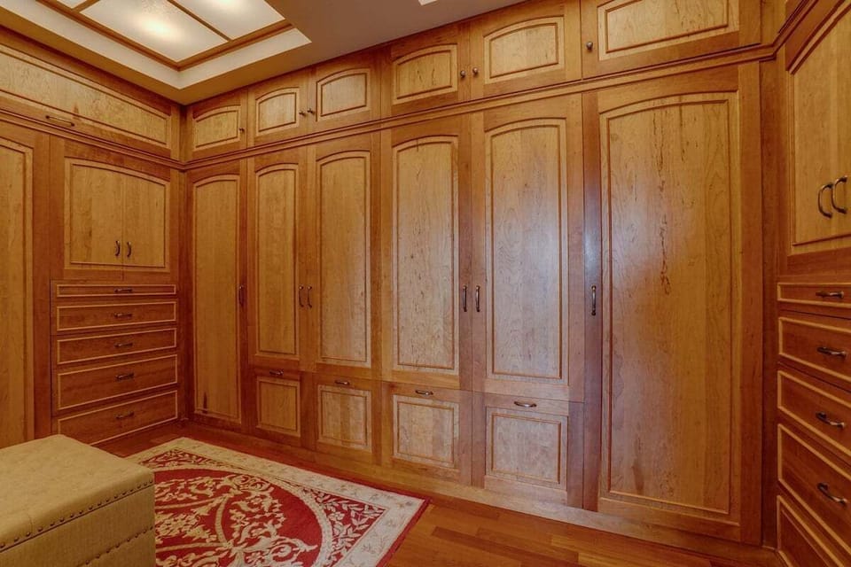 Primary bedroom custom closets