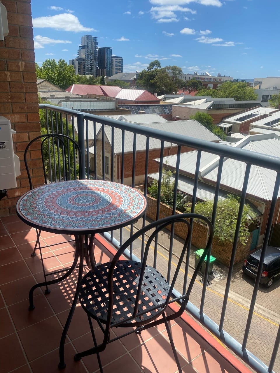  Balcony with seating