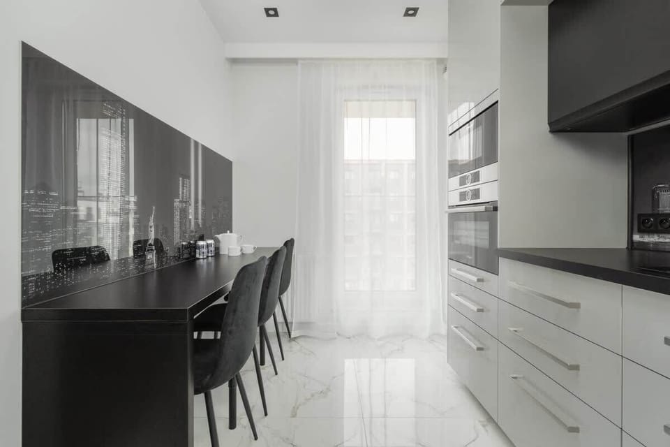 Kitchen with dining area