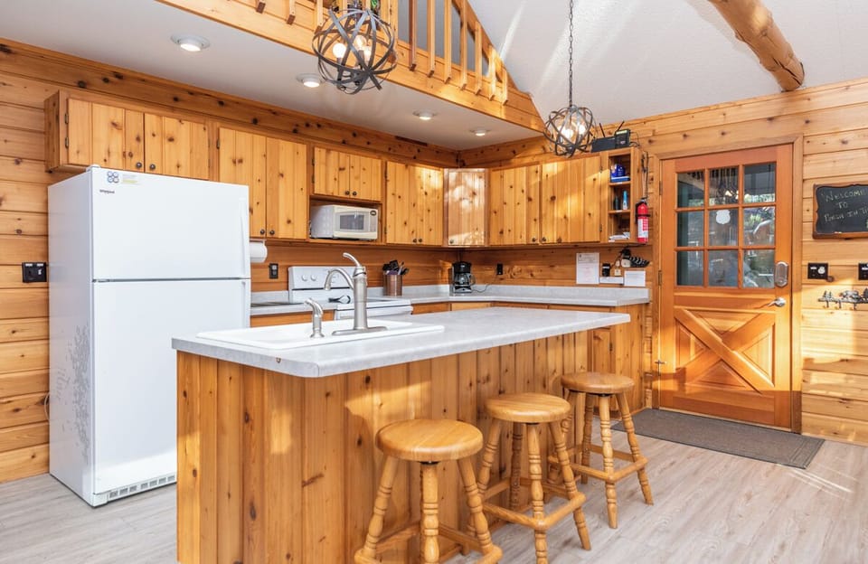 Full Kitchen with Bar Seating