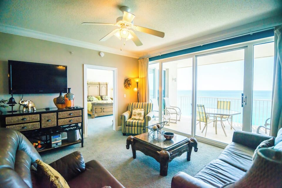 Gulf front living room